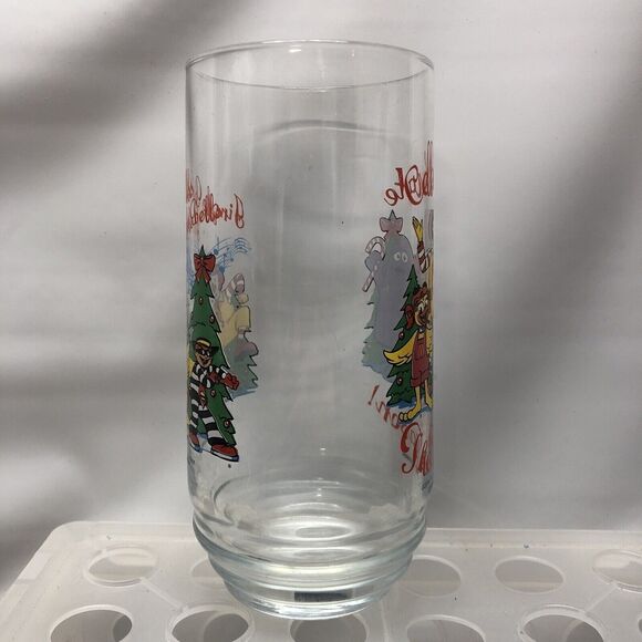 2004 McDonald's Christmas Glass Tumbler Celebrate the Season Characters Holiday - Picture 2 of 6